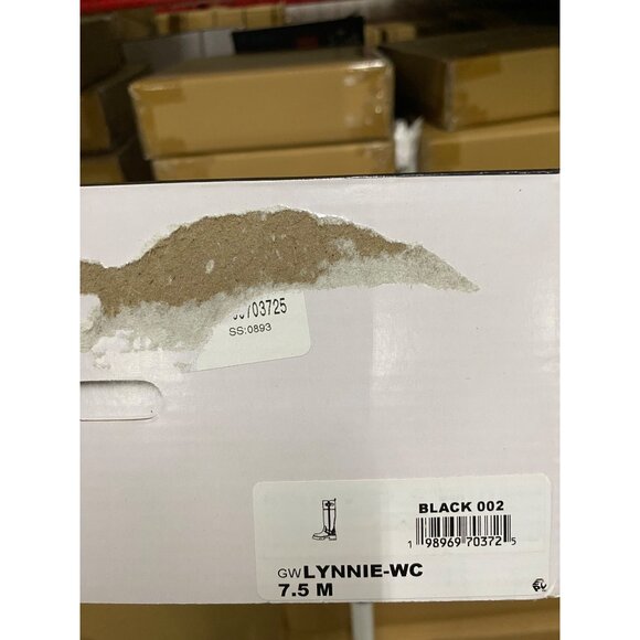 Guess Lynnie Wide Calf Black Boots NWT - Picture 7 of 7